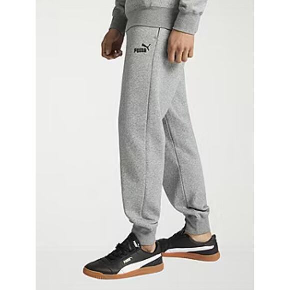 PUMA Essential Men’s Gray Fleece Jogger Pants Active Lounge Gym Sweatpants XXL - Picture 1 of 11